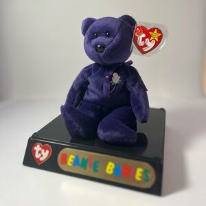Ty Beanie Babies Princess Bear Toy RARE